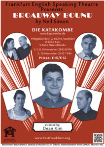 Frankfurt English Speaking Theatre - Poster "Broadway Bound"